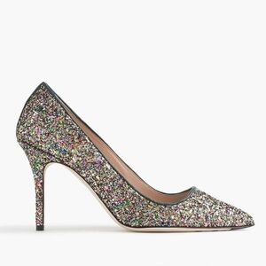 J. Crew Elsie Glitter Pumps Size 9.5